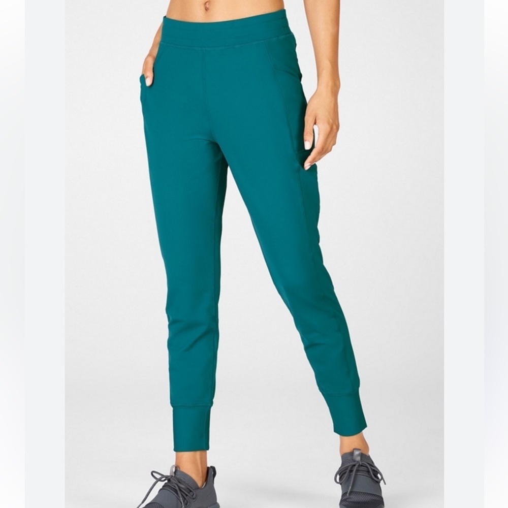 Fabletics Teal Joggers Medium Athletic